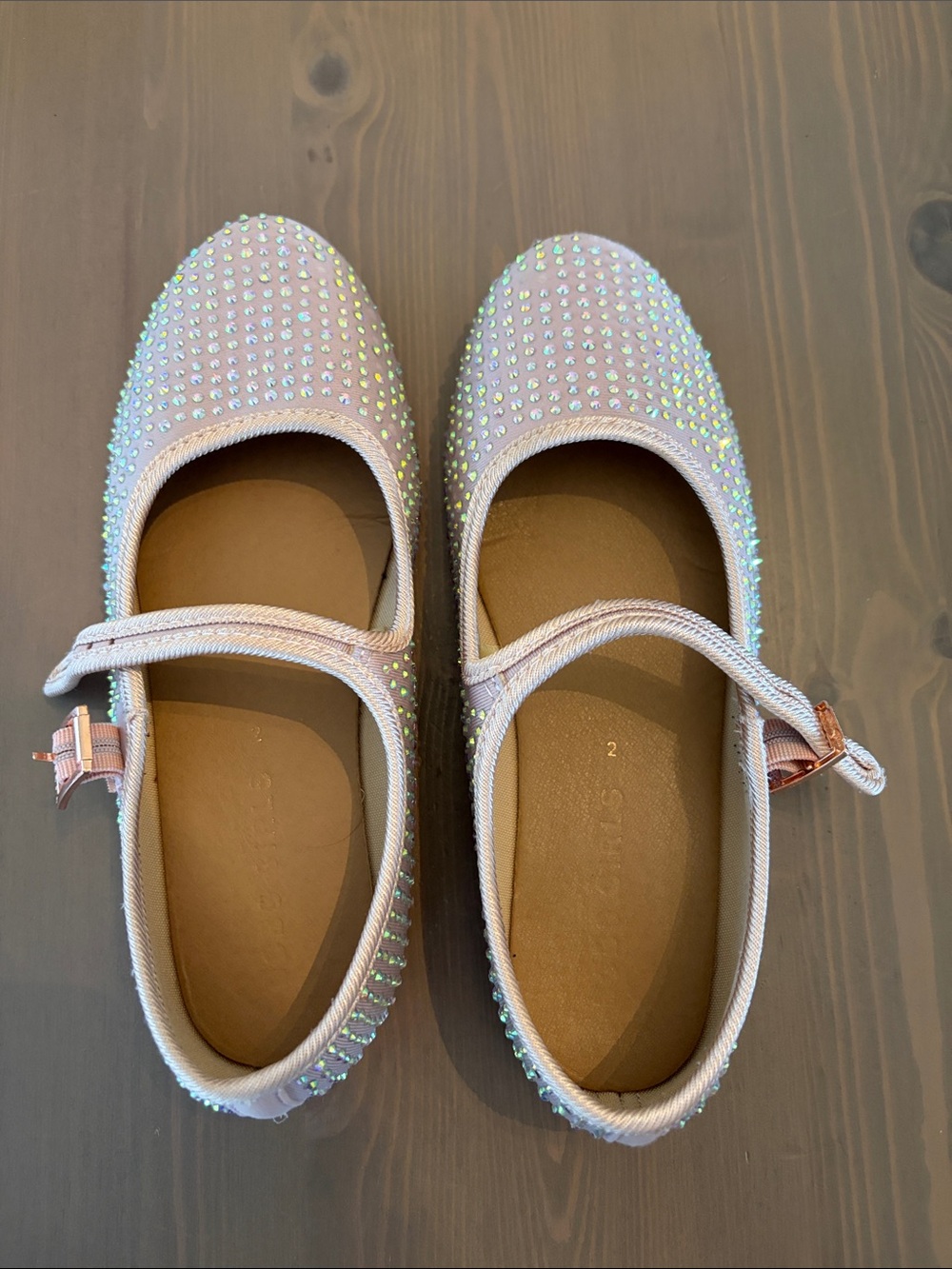 BCBG Girls' Pink Crystal Mary Jane Kids Shoes